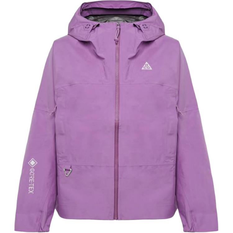 Nike ACG Solid Color Hooded Fitted Zip Long Sleeve Jacket Women jackets Purple DB8149-532