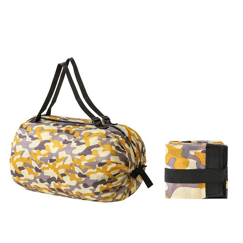 Large Capacity Foldable Fashion Supermarket Shopping Bag Portable Ladies Shoulder Bag Environmental Grocery Cloth Bag Tote