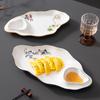 High-Value Dumplings, Plates With Vinegar Plates, Hotel Creative Snack Plates, Household Mother And Child Plates, Grid Plates, Dessert Plates