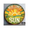 Here Comes The Sun Segno Decorativo in Metallo Vintage per Parete per Soggiorno