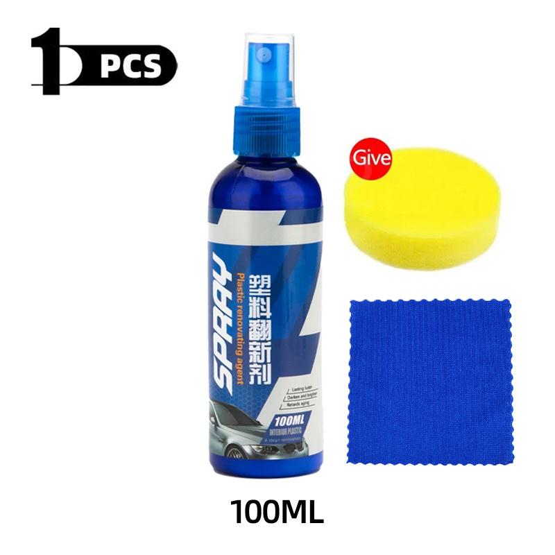 Auto-Kunststoff-Restaurator, zurück zu schwarzem Glanz, Kunststoff-Leder-Restaurierung, Auto-Reinigungsprodukte, Autopolitur und Reparatur, Beschichtungs-Renovierer