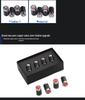 Universal Carbon Fiber Valve Stem Caps for Chevrolet, Toyota, and Changan Tires