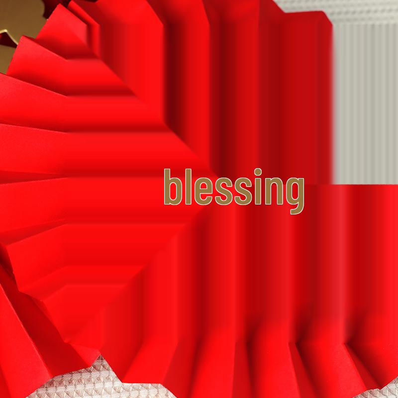 New Year Spring Festival Paper Fan Flower Decorations for Store and Home
