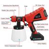 AC 220V 1000ML Electric Cordless Spray Guns 600W 18V High Power Home Electric Paint Sprayer With 3 Nozzle Easy Spraying Perfect for Beginner
