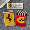 1 Peça Estilo Carro Adesivo 3D Emblema de Metal Emblema do Veículo Decalque para Ferrari Roma 488 Portofino F8 Roma Spider SF90 Acessórios Automotivos