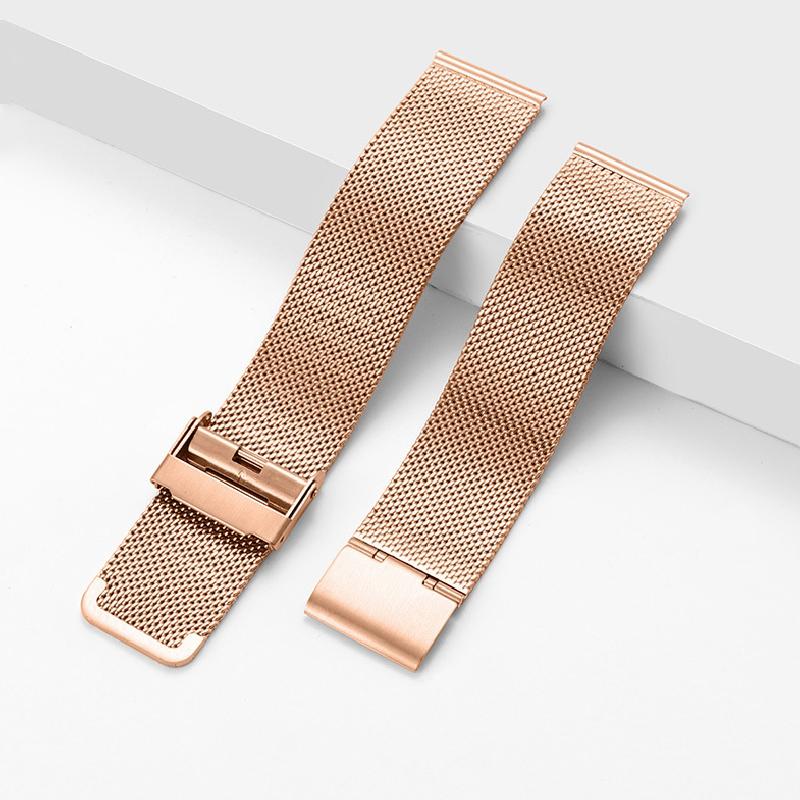 Milanese Mesh Stainless Steel Watch Band Bracelet 12mm 14mm 16mm 18mm 19mm 20mm 21mm 22mm Unisex Replacement Strap Accessory