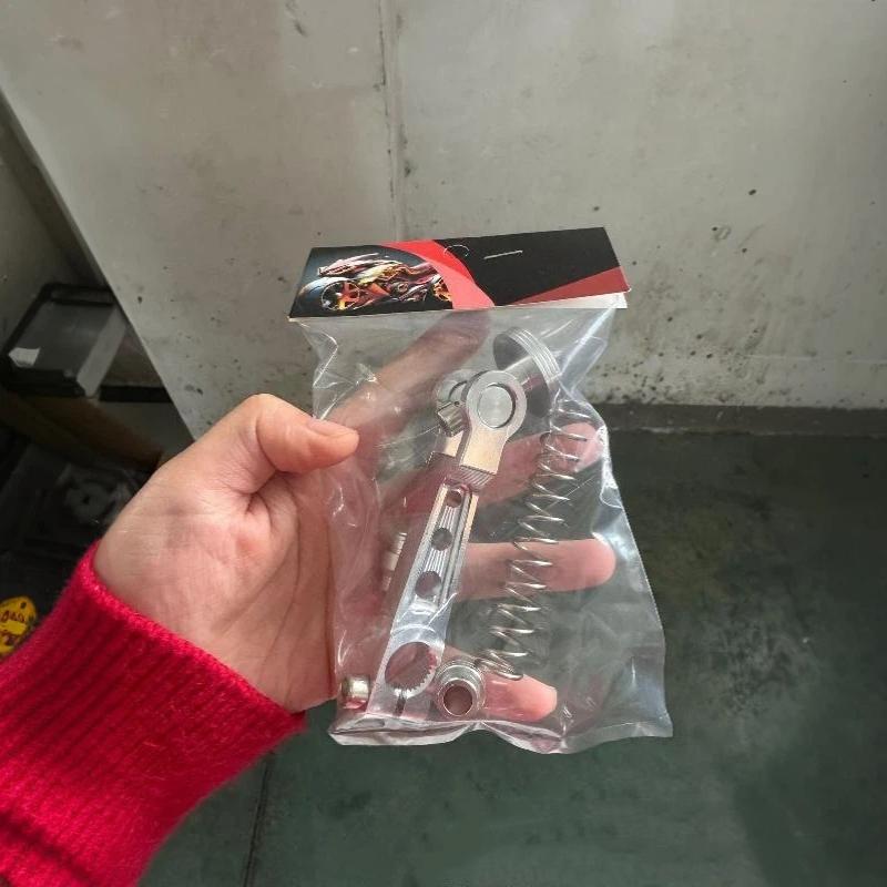 New 1Set Motorbike Accessories Cnc Brake Arm Kit With Spring Alloy Universal Modified Motorcycle Rocker Arm Bracket