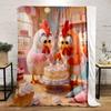 Two Cute Little Chicks Theme Print Blanket Warm Soft Fluffy Kids and Adult Sofa Bed Throw Blanket Outdoor Travel Camping RV