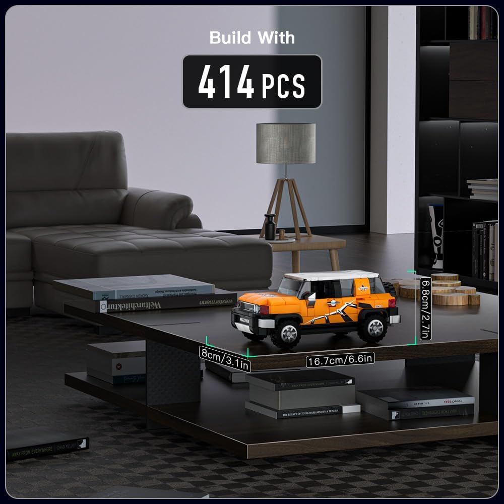 MOULD KING Véhicule tout-terrain Pickup 27056/27057/27058/27059, ensemble de construction, modèle de voiture à collectionner, bloc de voiture, cadeau pour enfants de 8 ans et plus