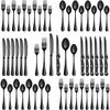 Stainless Steel 1010 Steak Knife, Fork and Spoon Set Western Tableware Long Handle Thickened 24/48 Piece Set