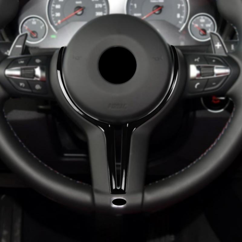 Auto Lenkrad Trim Auto Innere Abdeckung Carbon Faser Für BMW M Serie M2 M3 M4 M5 F80 F82 F87 T-förmigen Dekoration