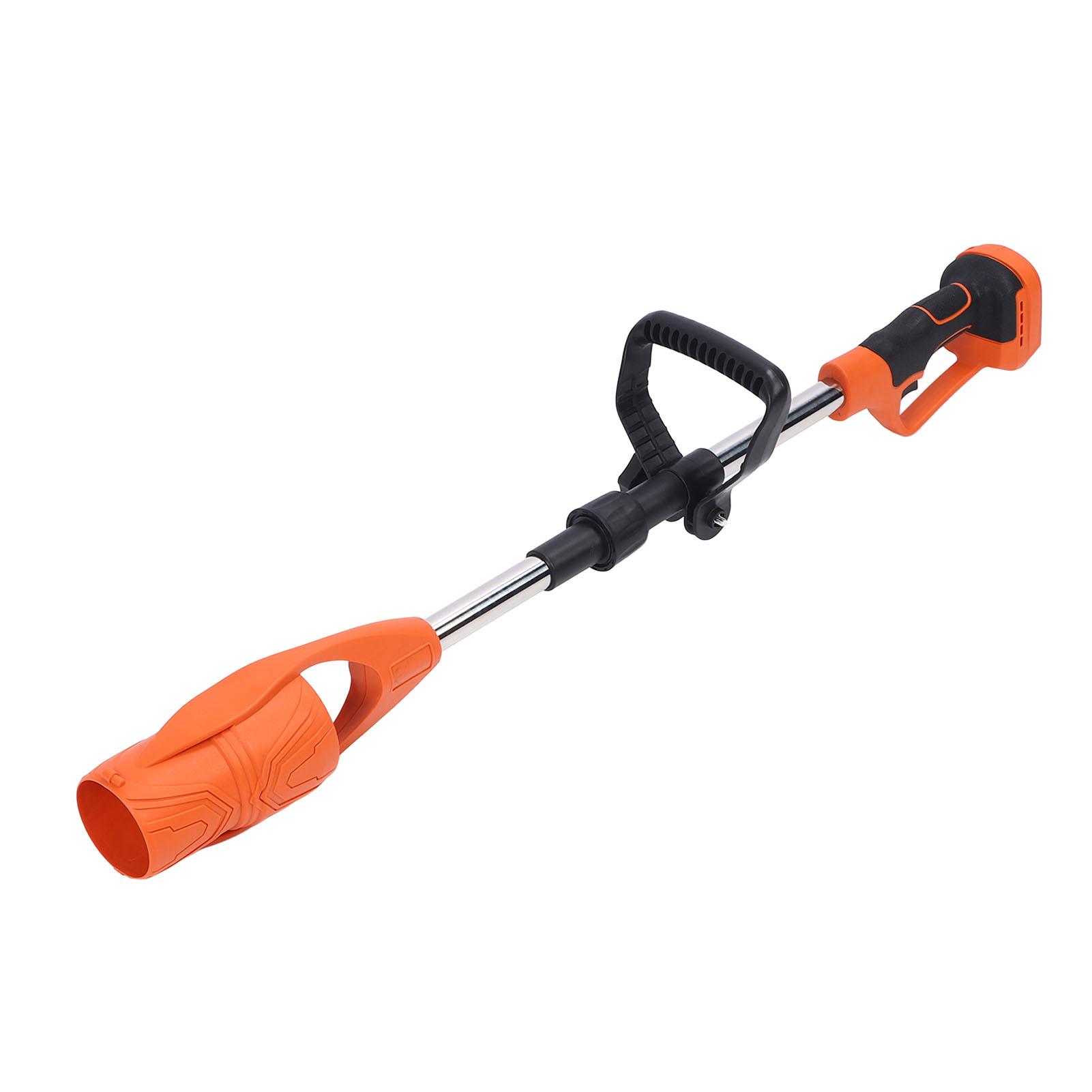 

Оранжевая аккумуляторная воздуходувка для листьев 520CFM 150MPH 21В Аккумуляторная складная портативная воздуходувка-пылесос для