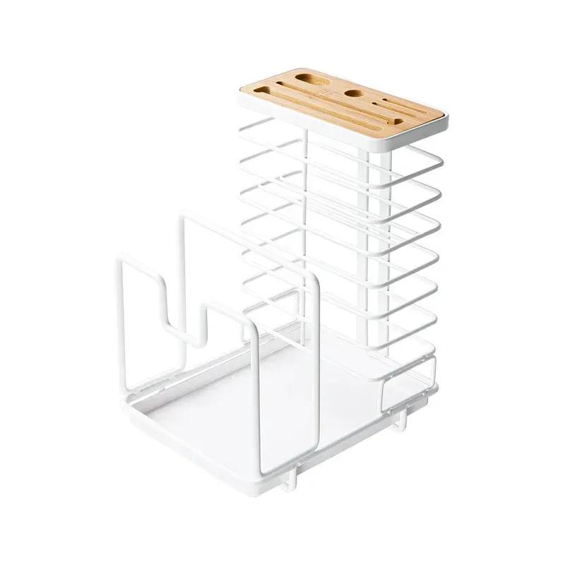 Multifunctional Dish Rack Storage Holder Drainer Bowl Tableware Plate Drying Rack Home Kitchen Shelf Dinnerware Organizer