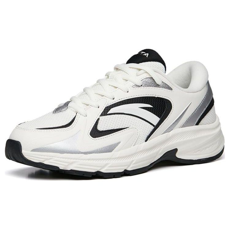 Anta AT952 Non-Slip Wear-Resistant Low-Top Sports Casual Shoes Women Sneakers Ivory-White 922235597-1