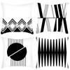 New Art Abstract Series Black Line Printed Cushion Home Sofa Cushion Cover
