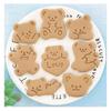 16Pcs/set Kitchen Cartoon Bear Cookie Cutters Cartoon Pressable Biscuits Mold