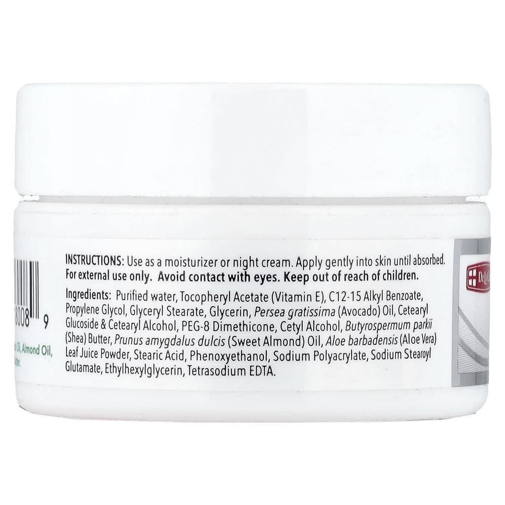 De La Cruz Vitamin E Cream, Fragrance Free, 12 G (0.42 Oz)