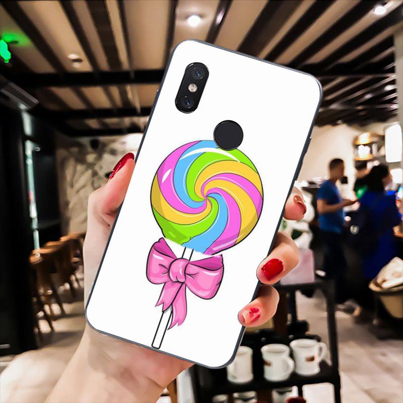 

Милый милый чехол для телефона с конфетами для Xiaomi Mi 11 10 A2 A2lite A1 9 9SE 8Lite 8explorer F1 Poco M3 X3 Pro Fundas Cove xiaomimi10lite