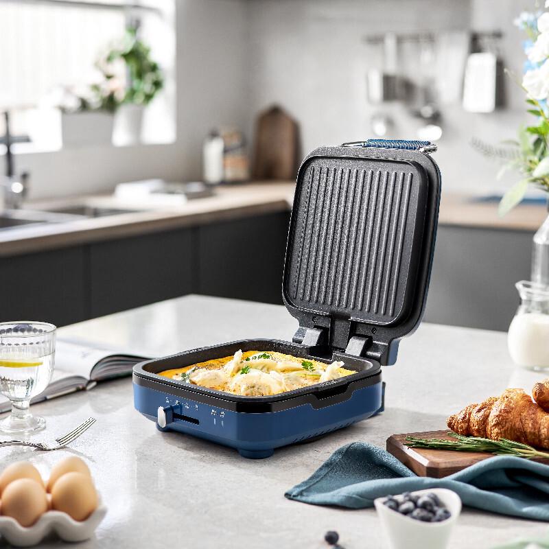Morphyrichards Compact Electric Pancake & Breakfast Maker CN plug (adapter included)