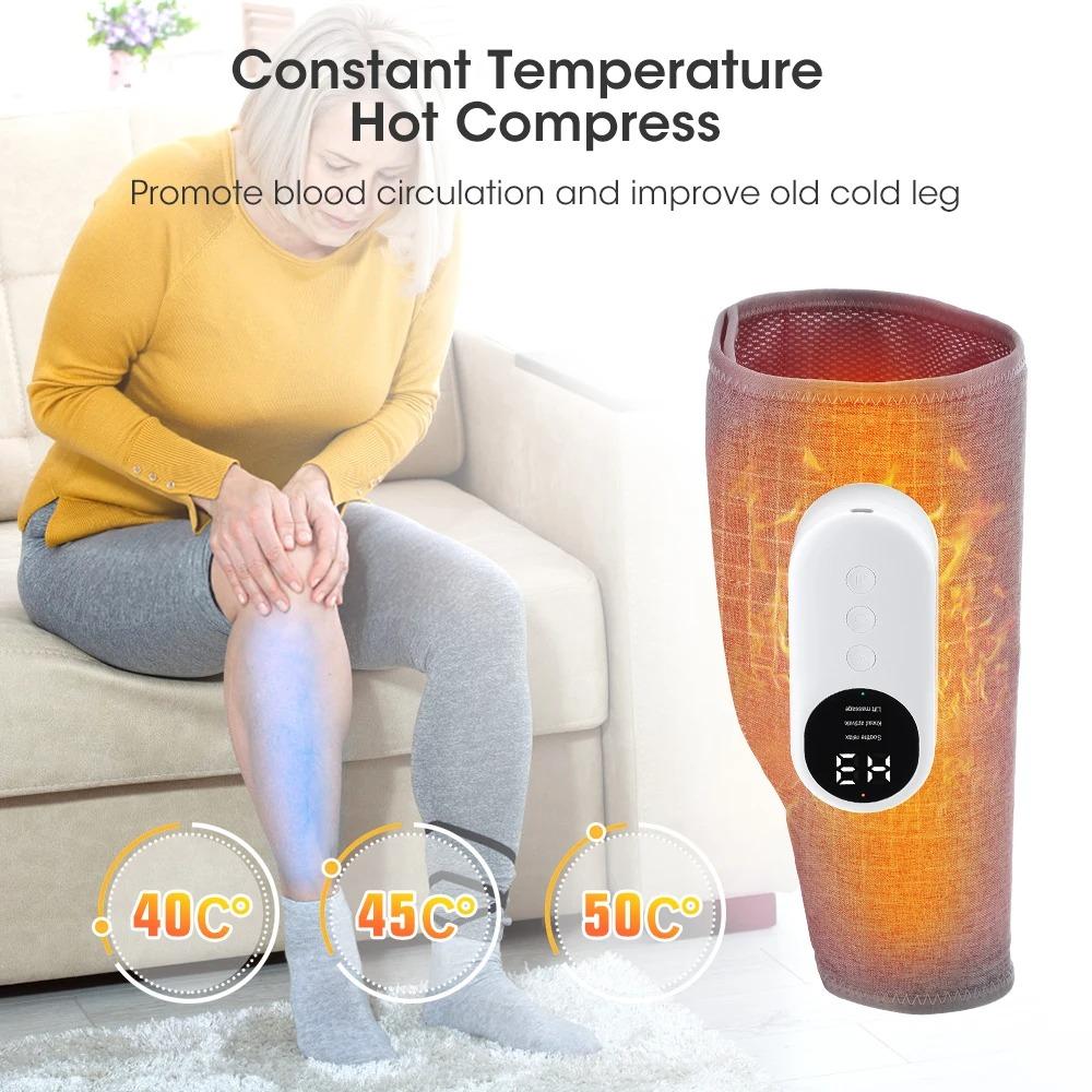 Eletric 360° Air Pressure Calf Massager Wireless Leg Massage 3 Mode Airbag Compresstion Relax Foot Calf Muscle Blood Circulation