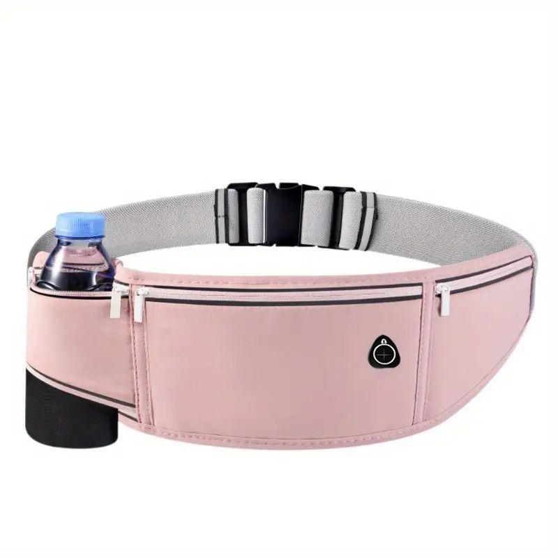 Women's Slim Multi-Pocket Running Pouch with Phone and Water Bottle Holder