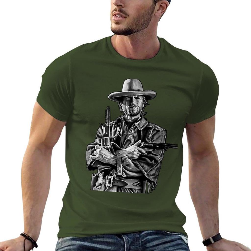 Clint Eastwood Best 8k Tshirt Summer Clothes Sports Fans Unisexs Tshirts