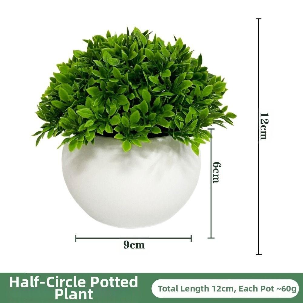 Décor Extérieur Fleur Artificielle avec Pot Plantes Fausse Vertes Nouveau Bonsaï Vert en Pot Bureau