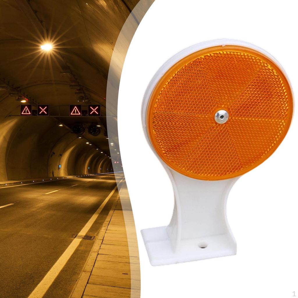 Oznacznik podjazdu dwustronny 10cm odporny na warunki atmosferyczne okrągły odblask drogowy na autostrady awaryjny