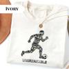 Comfort Colors® Soccer Player Graphic Tee – "Unbreakable" Football T-Shirt and Kids Tshirt, Unisex Apparel