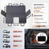 54 x 24 in Dog Car Seat Cover for Back Seat Waterproof 600D for Cars