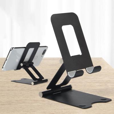 Universal Double Folding Cell Phone Tablet Adjustable Desk Holder Stand Bracket