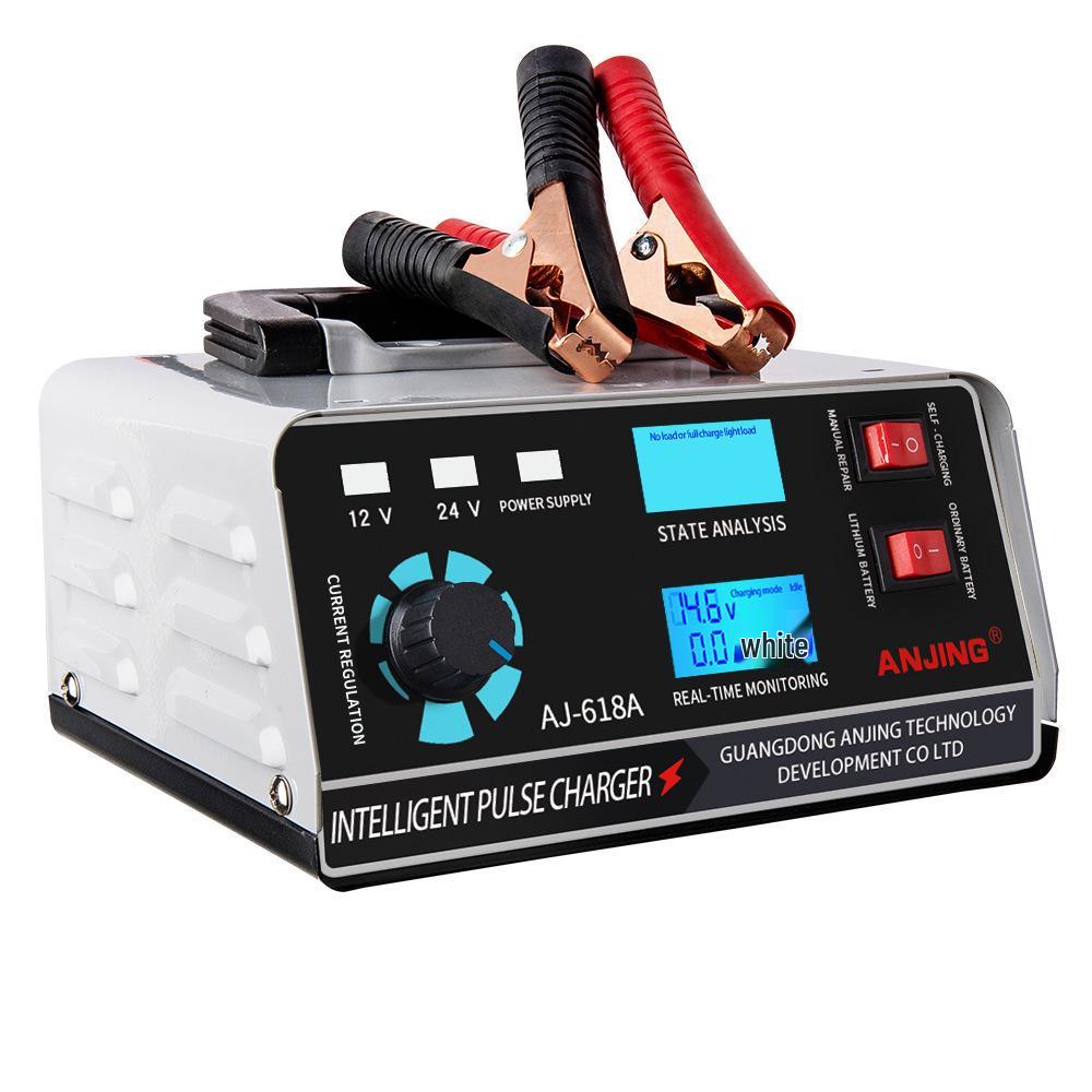 12/24V Smart Pulse Lead-Acid Battery Charger & Repair Machine