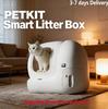 Max-2 PETKIT Intelligent Self-cleaning Automatic Cat Box with Application International Version Pura Latest Model