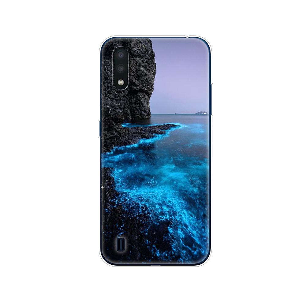 For Samsung M01 Case 5.7" Soft Silicon Tpu Cover For Samsung Galaxy M01 M 01 SM-M015FZBDSER M015 Phone Back Shell Bumper Funda