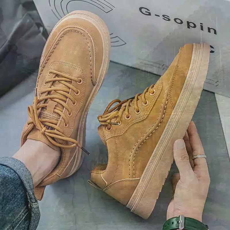 

Men Skateboarding Shoes Casual Tennis Boot Red Sneakers Husband Sport Portable 44 чорний