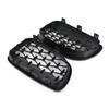 Meteor Black Front Grille Fit BMW 1 Series E81 E87 E82 E88 128i 135i 2008-2012