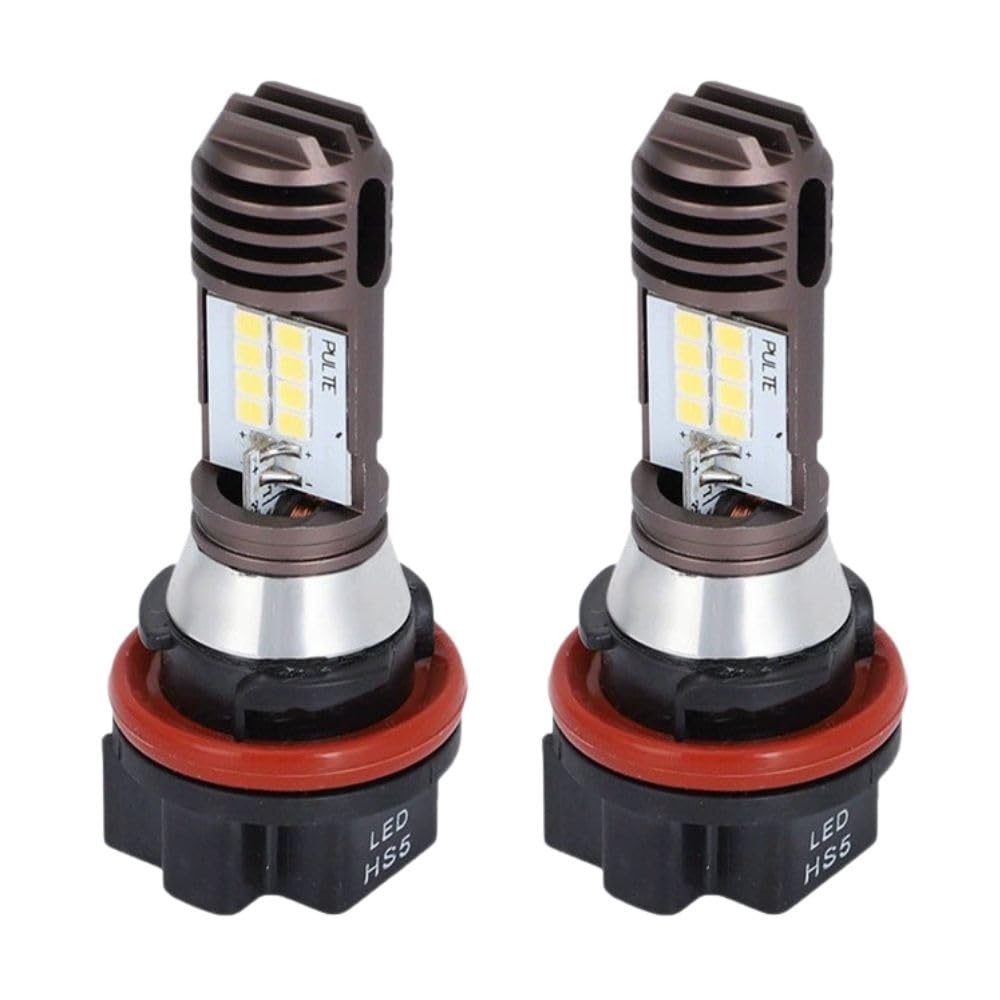 

one+lifestyle HS5 Motorcycle LED Headlight Bulb White PCX125/150 JF28 KF12 LETS JF19 Leads (2pcs)
