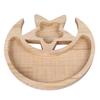 Wooden Crystal Tray Decorative Multifunctional Crystal Holder Display Dish for Stones Essential Oil Jewelry
