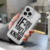 Phone Case For IPhone 16 15 14 Pro 13 12 11 17 Pro Max 14 16 Plus 17 Air 16e English Sentence Graphic Printed Shockproof Cover