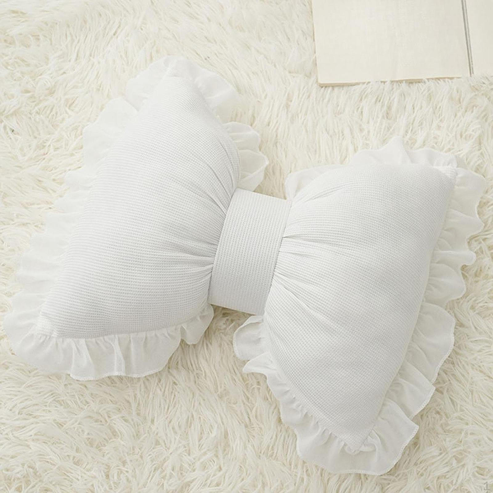 Подушка-бантик креативный домашний декор бросок декоративная подушка для гостиной дивана дивана офиса белый 1633₽