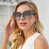 New Trendy Big Frame Cat Eye Women's Sunglasses Luxury Brand Designer Sunglass Men Outdoor Driving Travel Eyewear Ladies UV400