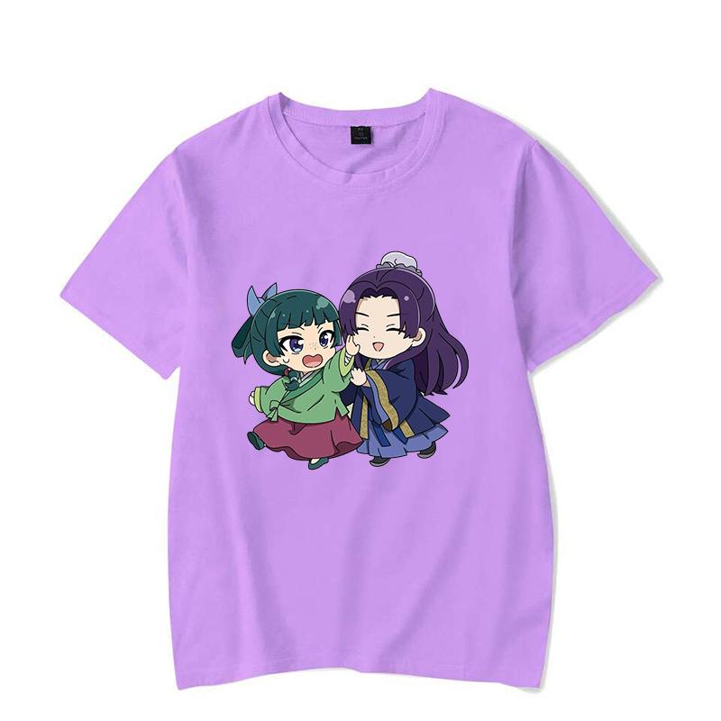New Funny Anime The Apothecary Diaries T Shirt Unisex Short Sleeve O Neck Summer Casual Cartoon Printing T-shirt Top Tee