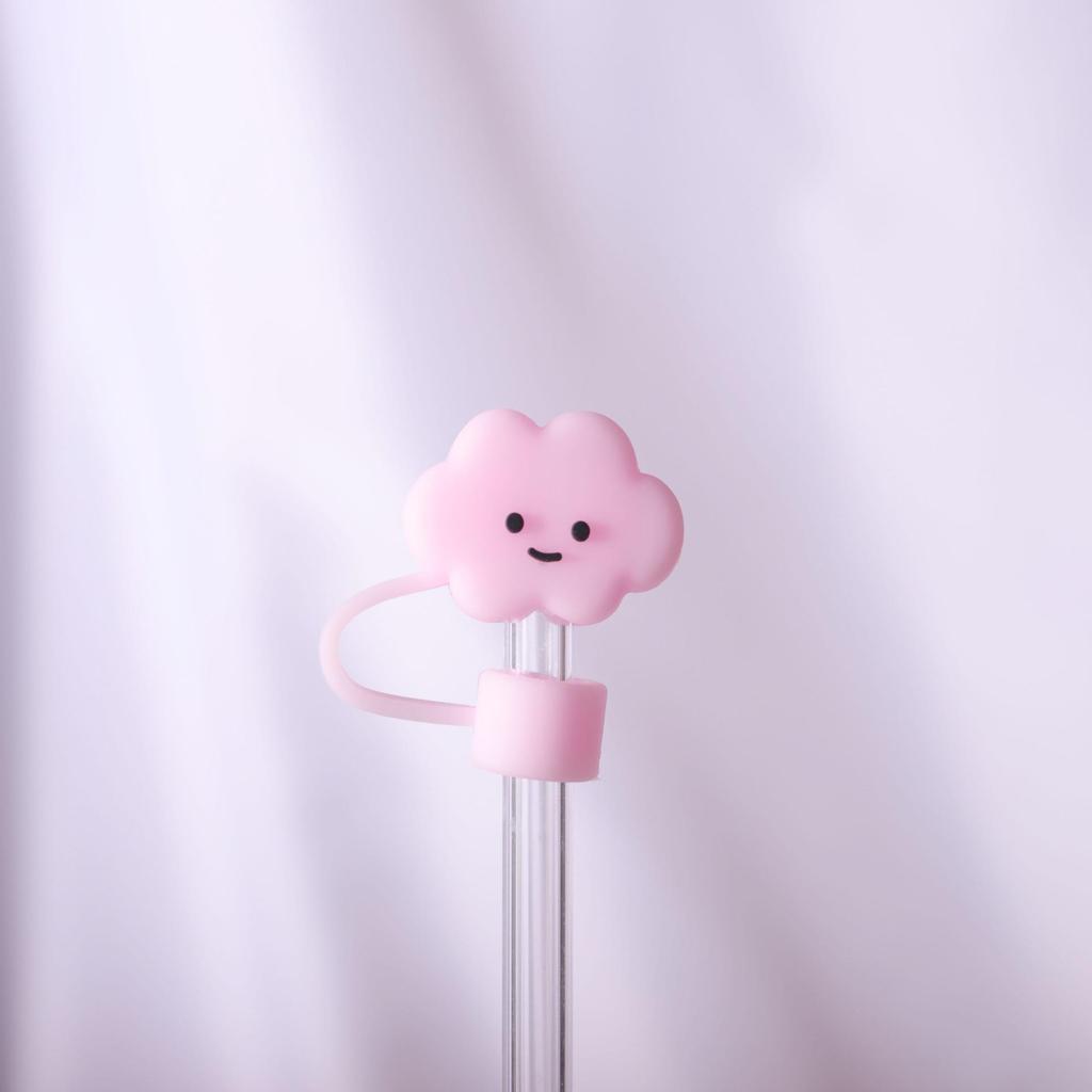 Cute Cartoon Halloween Straw Cover Cap (Soft Glue, 8-10mm, Dust Cover)