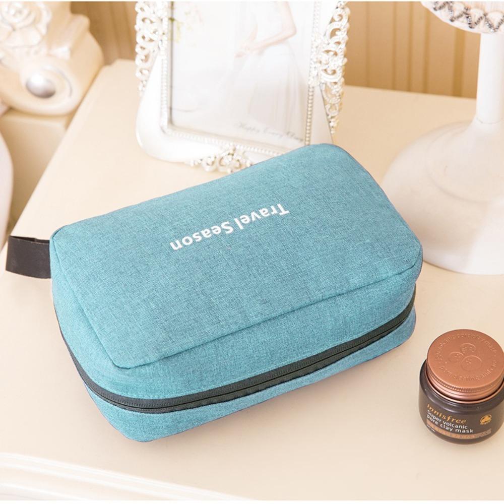 Large Capacity Hanging Toiletry Bag Foldable Travel Cosmetic Bag Men Makeup Case  Bathroom