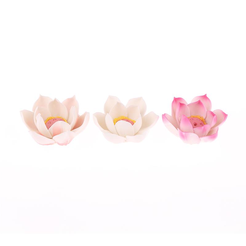 Ceramic Lotus Incense Burner Home Decor Incense Burner Stick Holder Buddhist Aromatherapy Incense Censer Use In Office Teahouse