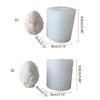 3D Easter Egg Bunny Silicone Candle Mold Decor Clay Resin Soap Mould Handmade Candle Making Fondant Cake Baking Decor