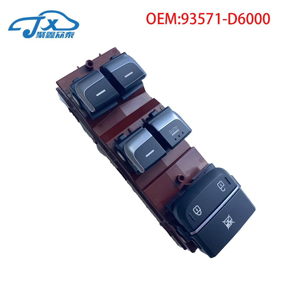 93571-D6000 Front Electric Power Window Control Switch Button Lifter Replacement Exterior For KIA K5 16-19 Car Glass