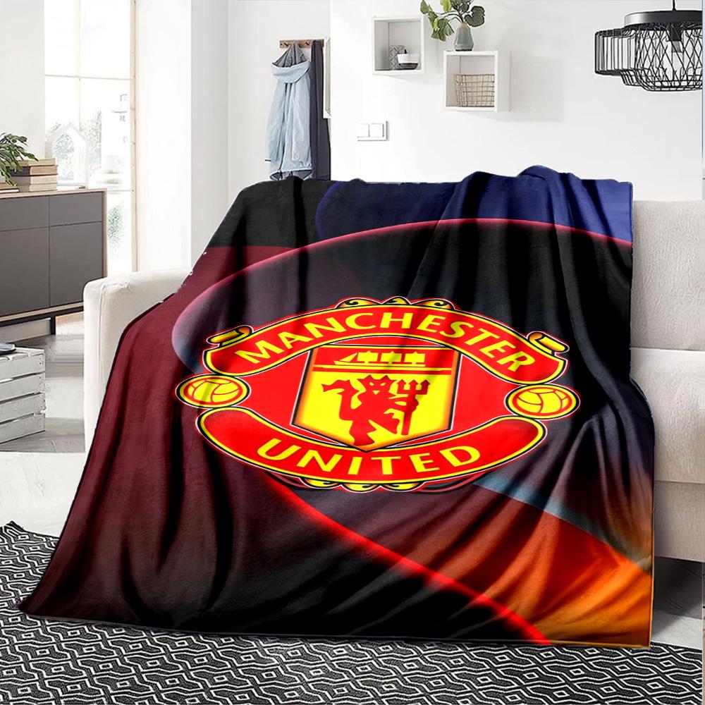 Manchester Blanket Soft Cozy Great for Chair Bedding Bed All-Season Use Digital Print Unique Gift for Family and Friends Camping
