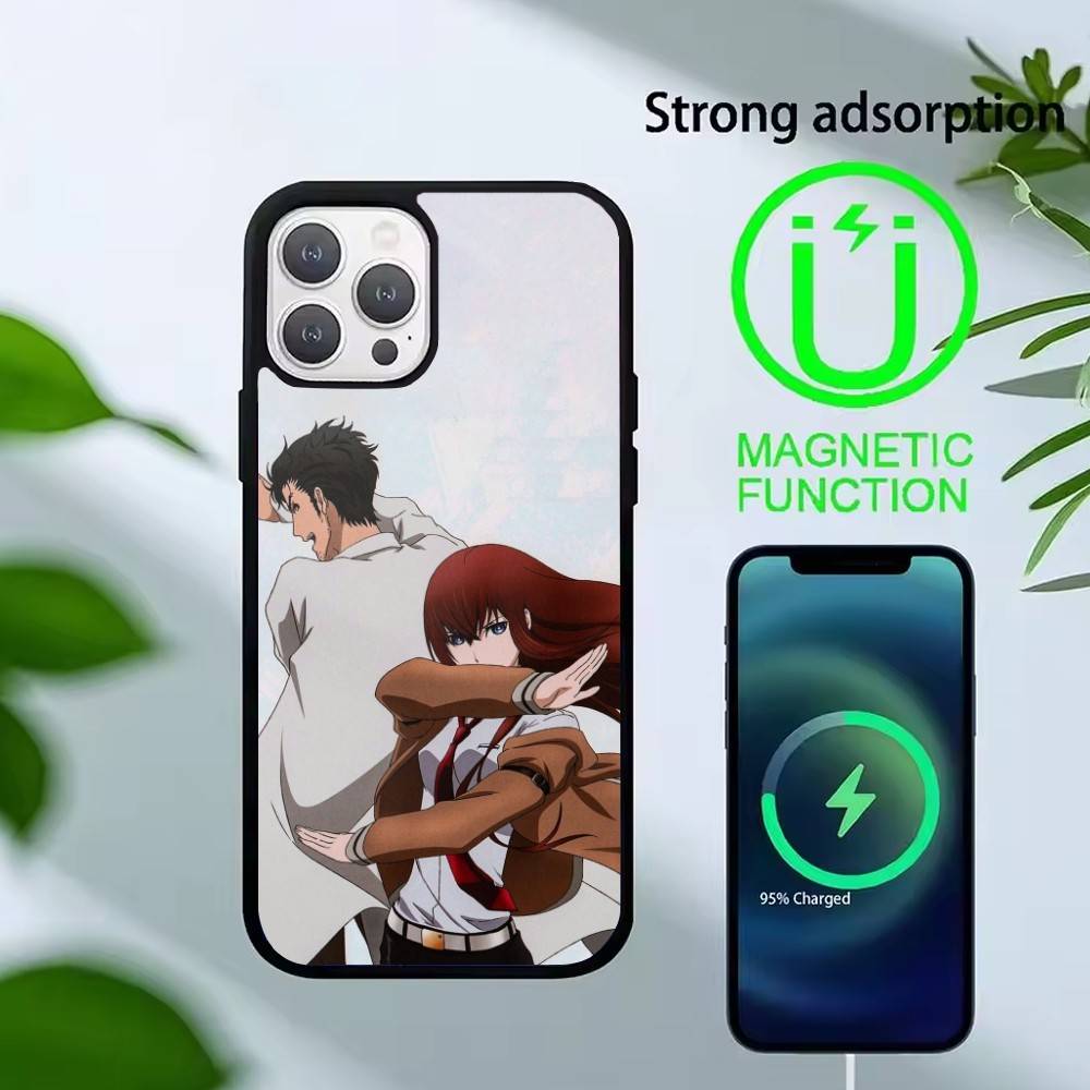 

Чехол для телефона STEINS GATE F-Ринтаро О-Окабе Для iPhone 17,16,15,14,13,Pro,Max,Plus,Магнитный Для беспроводной зарядки Magsafe iPhone12PRO