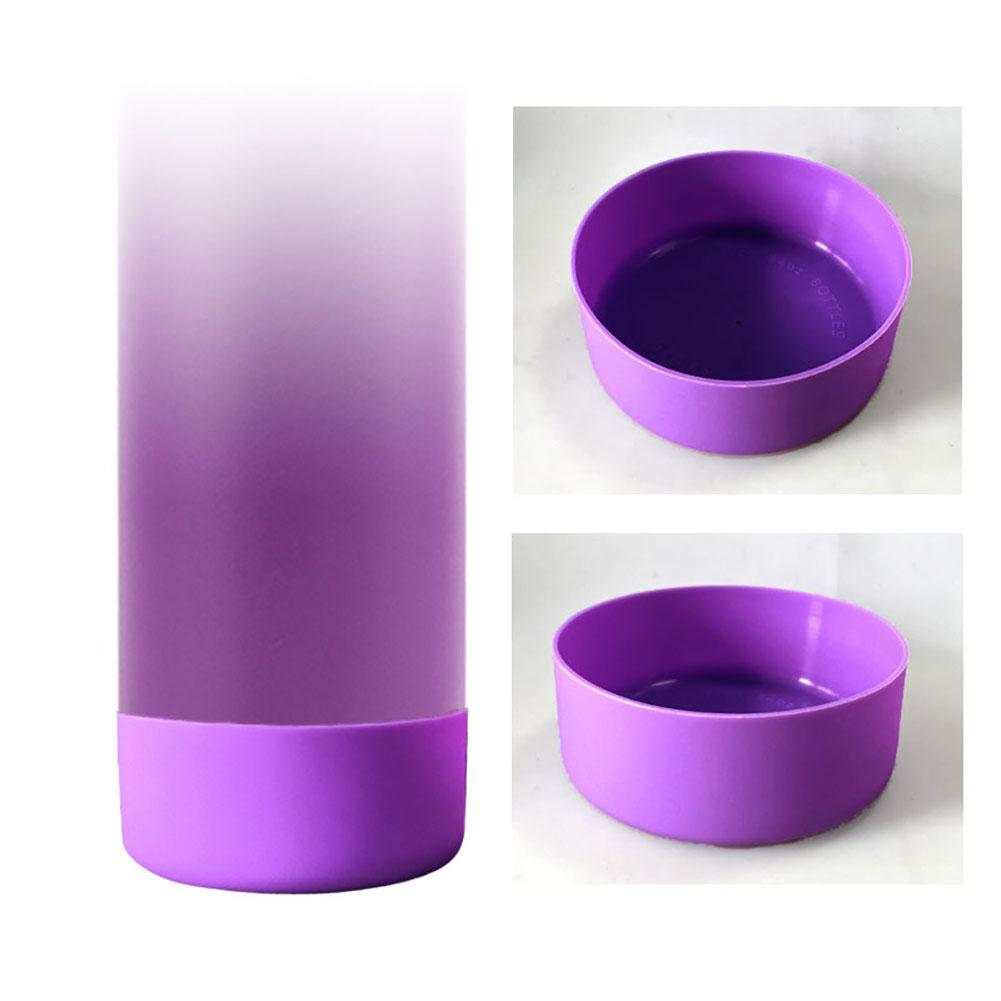 3,56 cala / 9 cm Silikonowy Rękaw Ochronny Antypoślizgowy Odporny na Zarysowania Pokrowiec na Butelkę Odpowiedni do Pojemności 32oz-40oz